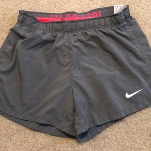 Nike Dri-Fit shorts. With built in compression